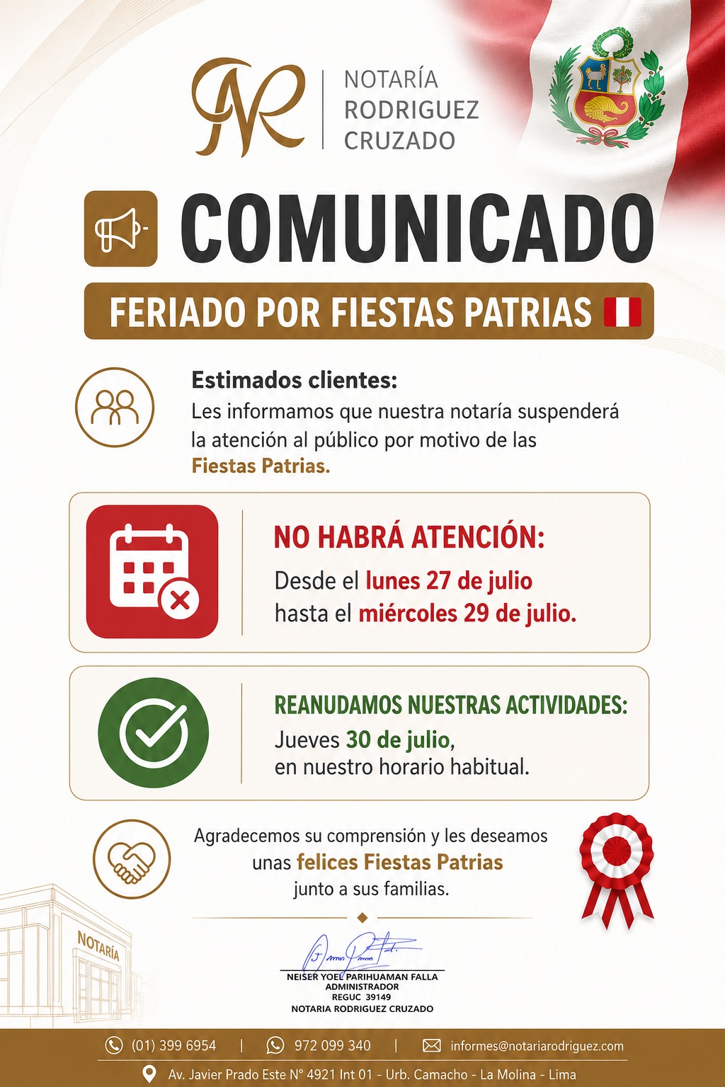 Comunicado